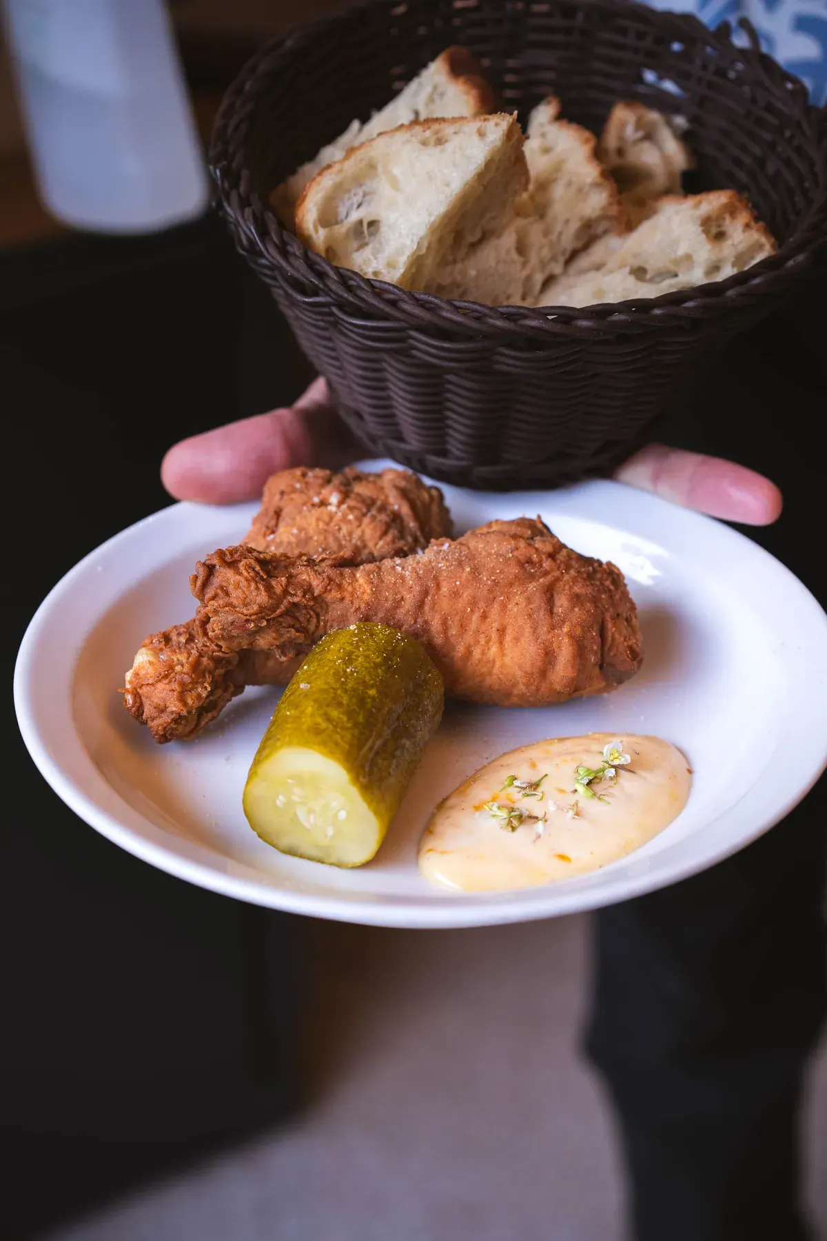 Plat dressé photographié pour un restaurant